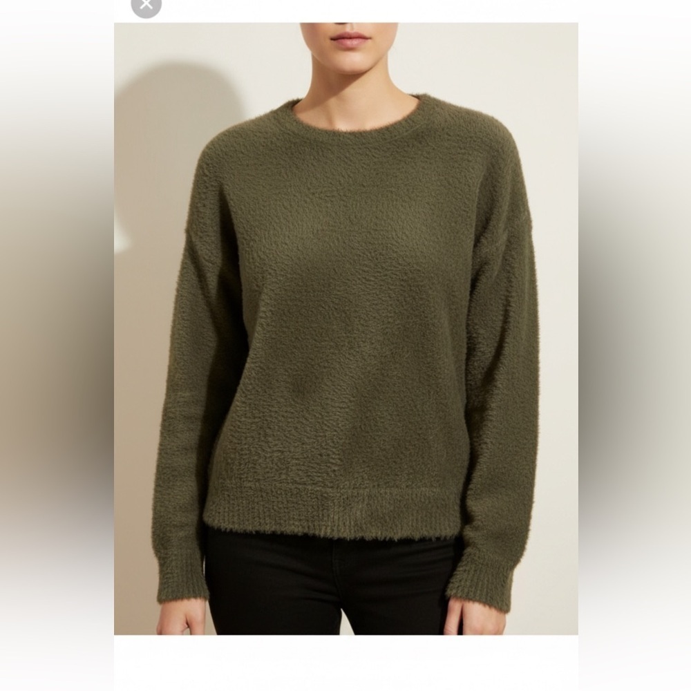 Express Green Sweater with Soft Texture
